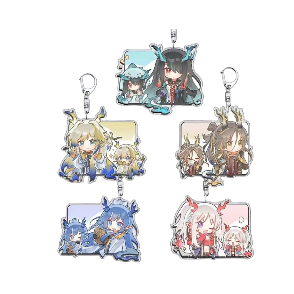 Amazon.co.jp: アークナイツ キーホルダー キビ リン シー ニェン 5個