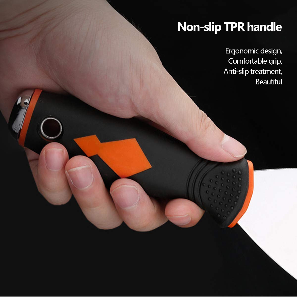 Raspador de espátula for masilla, herramienta pintores 5 pulgadas for eliminación pintura papel tapiz(4Inch)