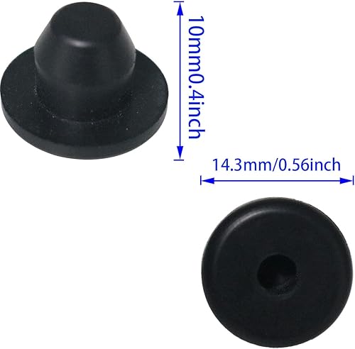 Miniatura 3 de 20 tapones para botellas de piso de 0.335 in, tapones horizontales de cabeza plana, gato de piso para botella, depósito de aceite, tapón de llenado