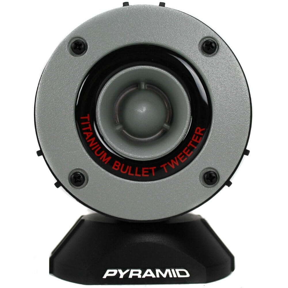 KIT Set FÜR Pyramid TW28 2 graue Superhochtöner 150 Watt rms und 300 Watt max, 4 Ohm Impedanz, 96 dB Empfindlichkeit, für SPL-Einsatz, für Autopanel, paarweise