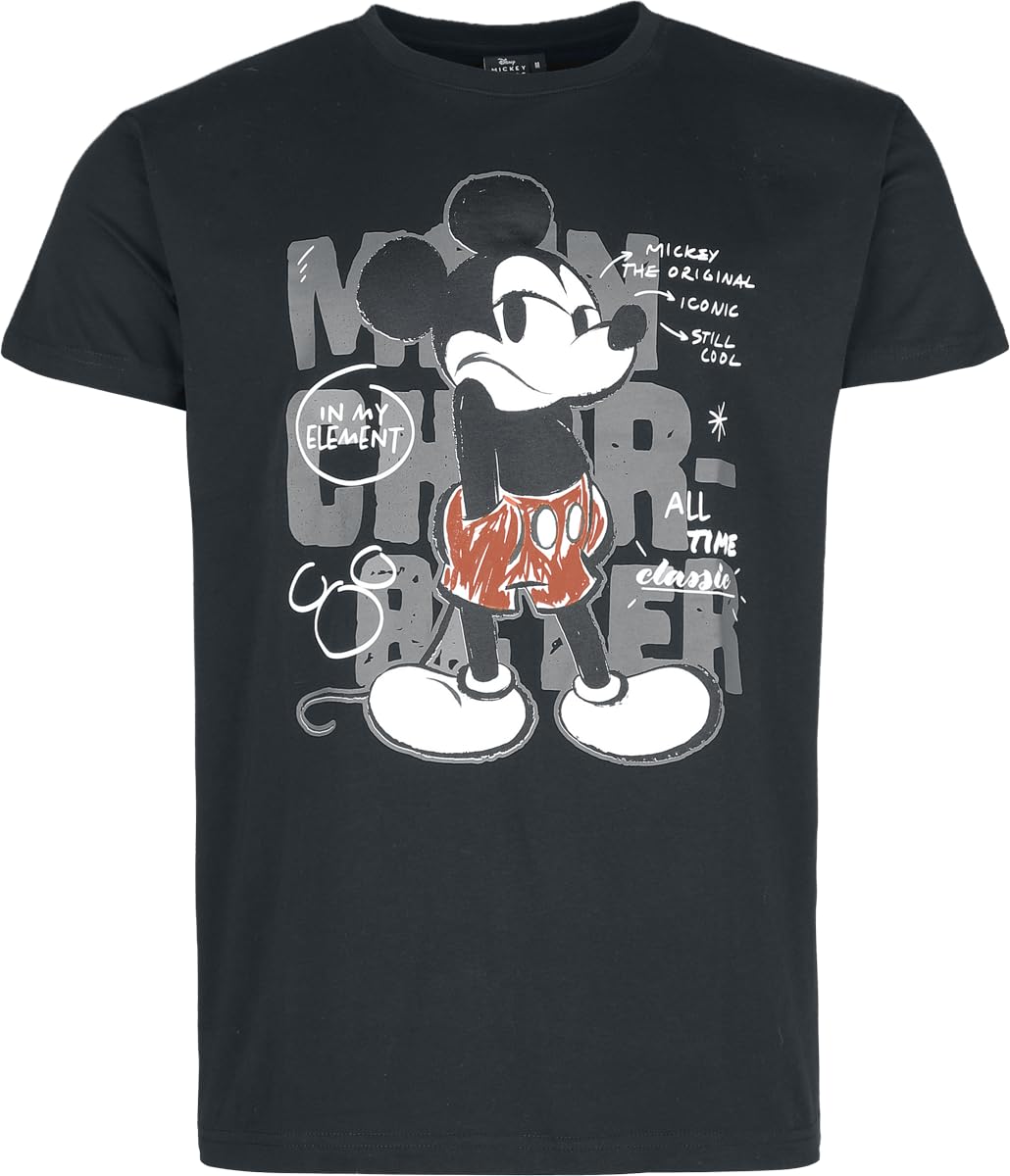 Mickey Mouse Minnie & Topolino Uomo Pigiama Multicolore Regular