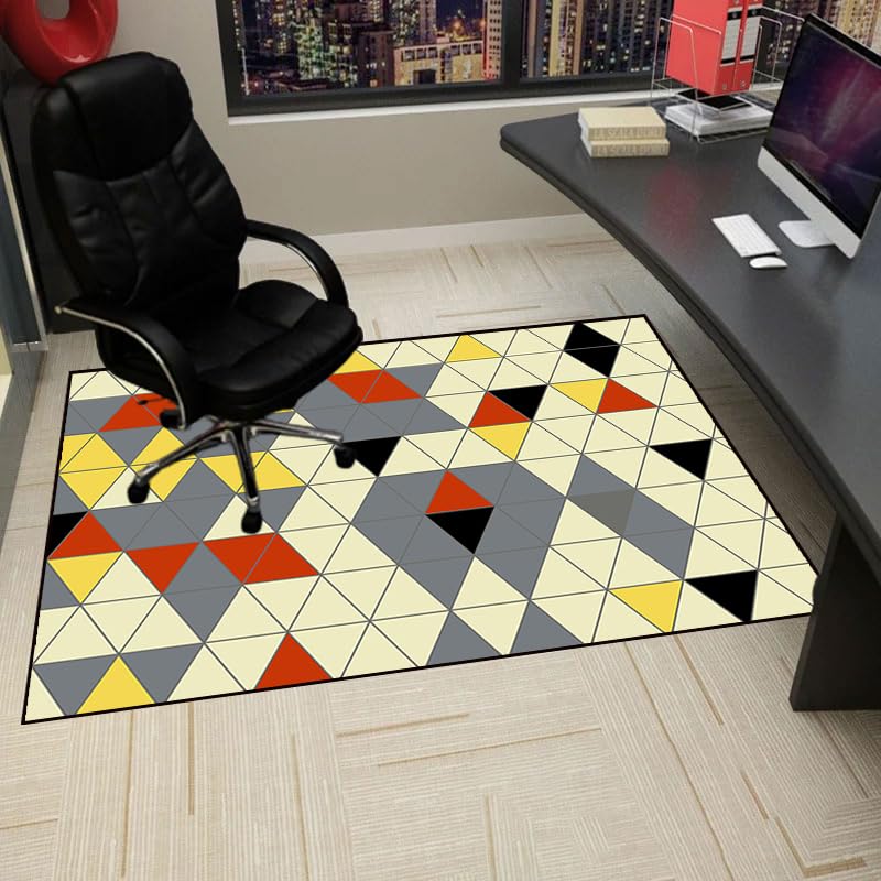 Alfombrilla para silla de oficina antideslizante alfombra protectora suelo madera