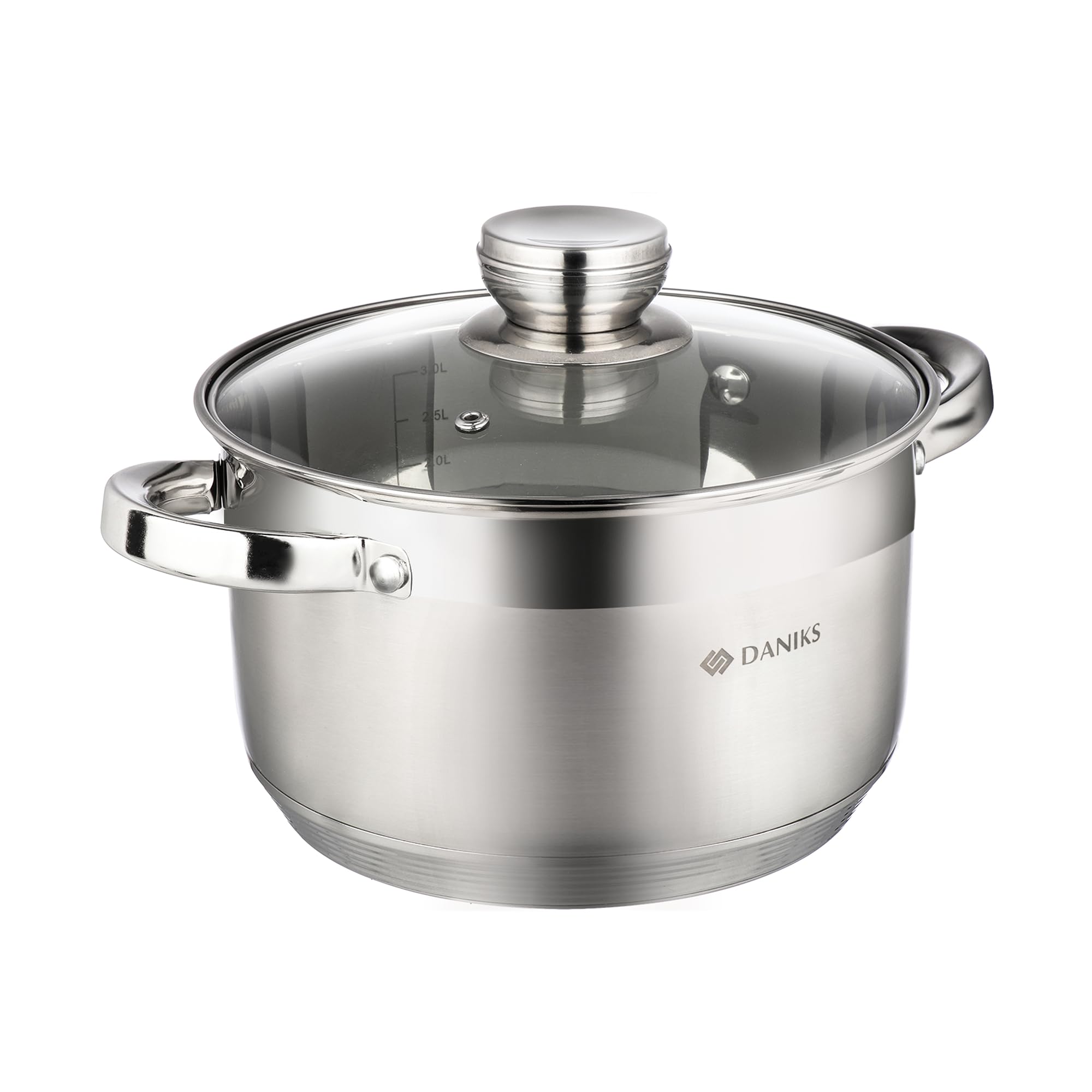 Daniks Standard 4 Quart Stainless Steel Stock Pot