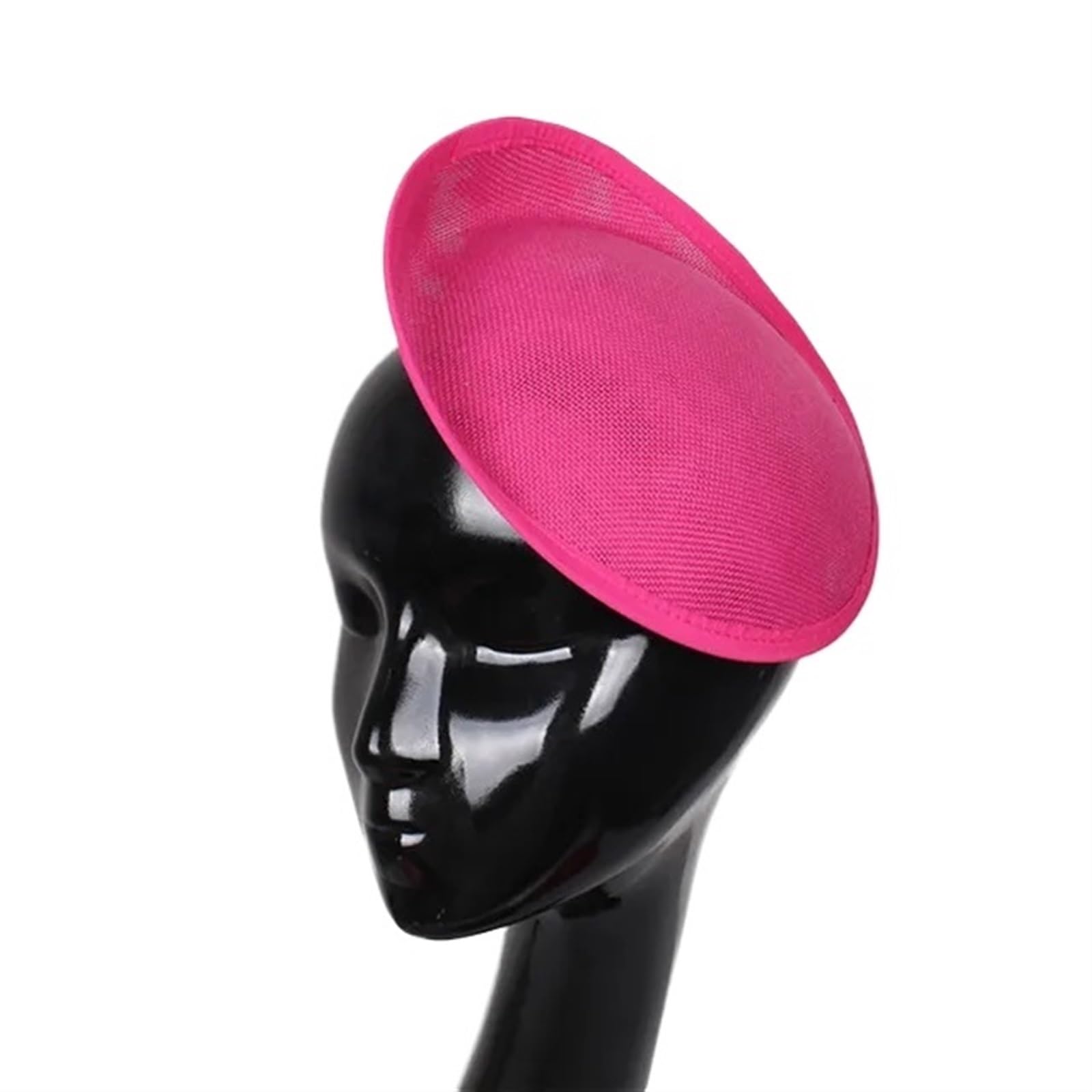 UALXPAO Wedding Hats 20CM Fascinator Bases Imitation Hats Base Women Wedding Party Headwear for Tea Party,Weddings(Pink1)
