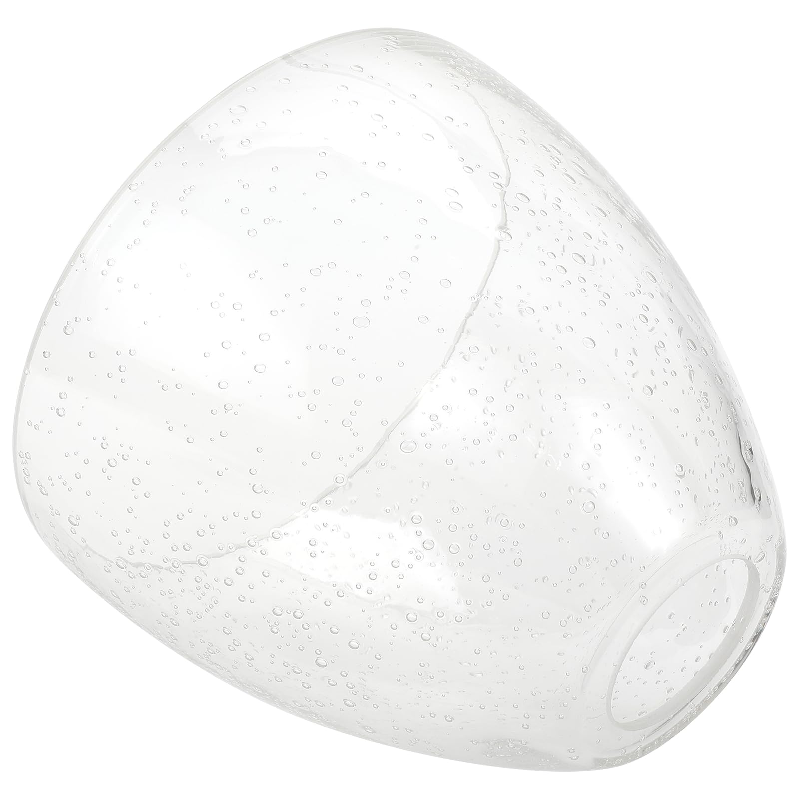 Reemplazo de pantalla de vidrio para pantalla de campana, 5.9 pulgadas de ancho x 5 pulgadas de alto, accesorio de 1-5/8 pulgadas, paquete de 3 cubiertas de globo con pantalla de vidrio 5