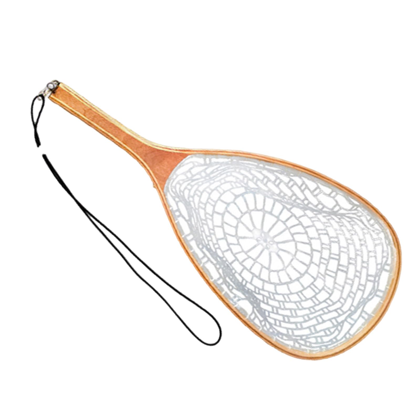 Mango de madera, red de pesca con mosca, herramienta de liberación para perca de agua salada, herramienta de liberación fácil de usar para perca de agua salada