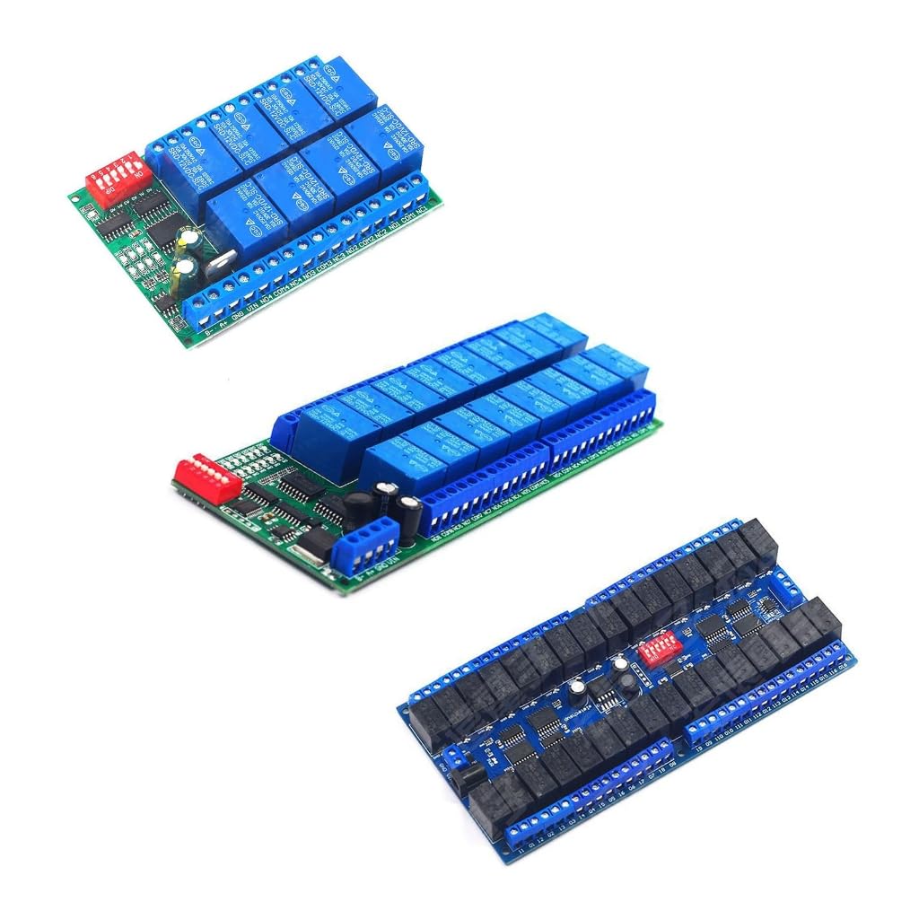 32/16/8 Channel RS485 Relays Module for Home Automation and Security Systems