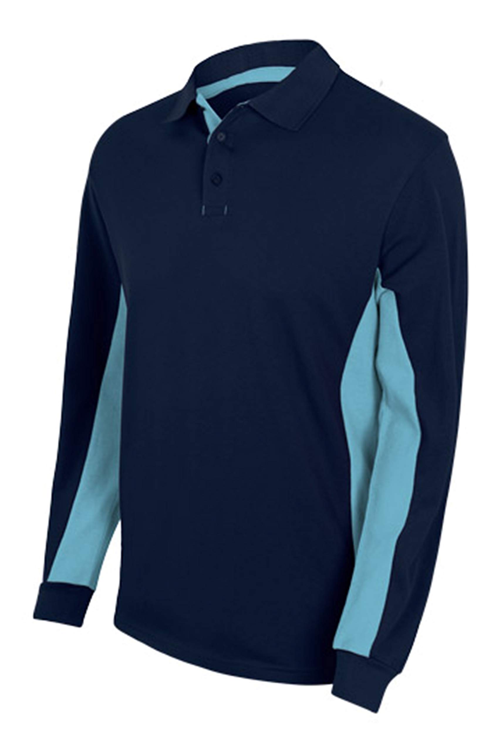 VELILLA 105514; Polo bicolor manga larga