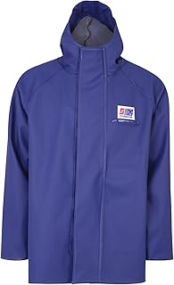 Stormtex 248B Chaqueta de trabajo impermeable de PVC de peso medio 550 g/m² para construcción, agricultura, pesca, color azul
