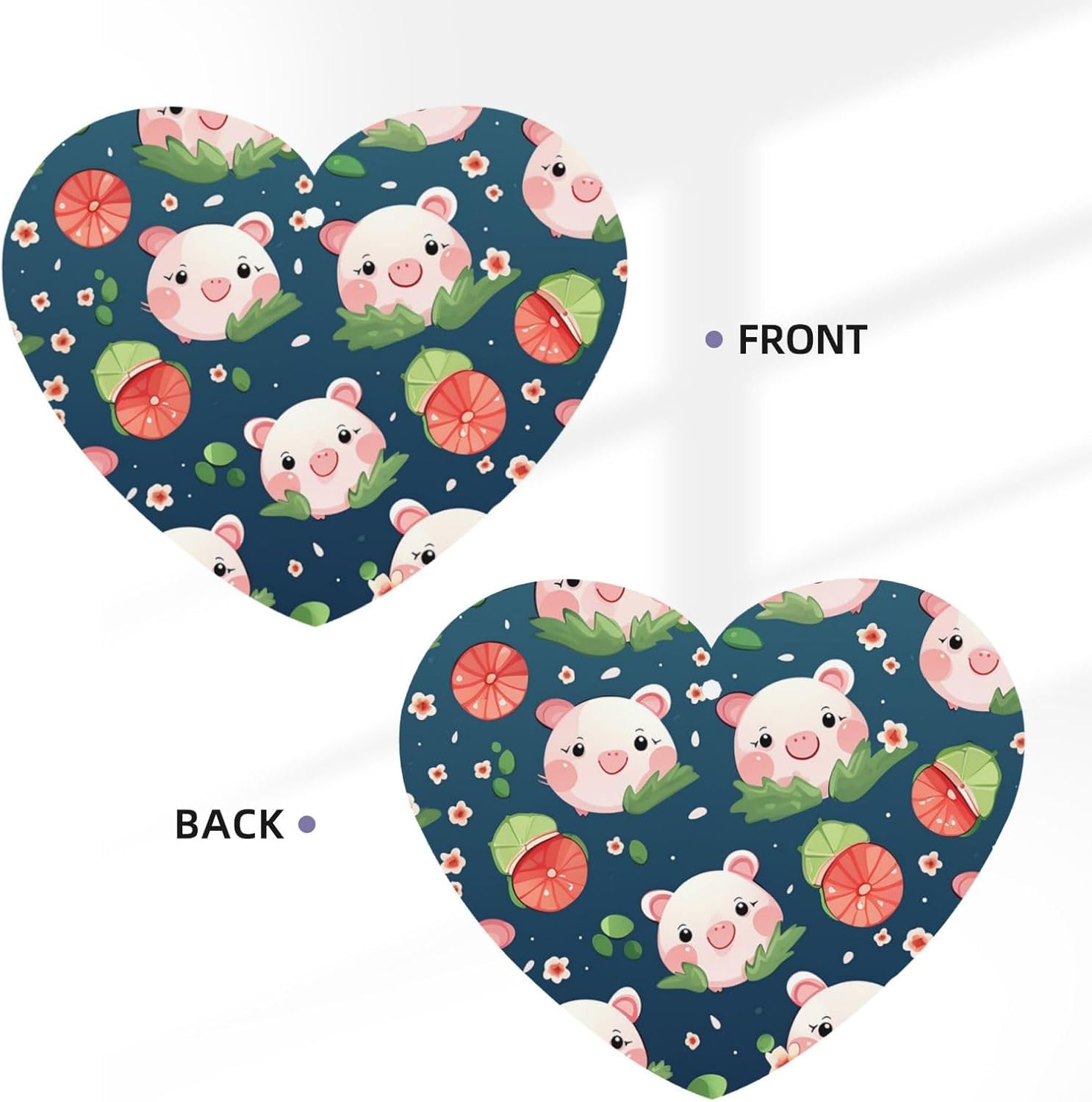6 Pcs Car Air Fresheners Personalized Cute Pigs Pattern Aromatherapy Tablets Hanging Fragrance Scented Cards Funny Incense Chips For Rearview Mirror Accessories image 3