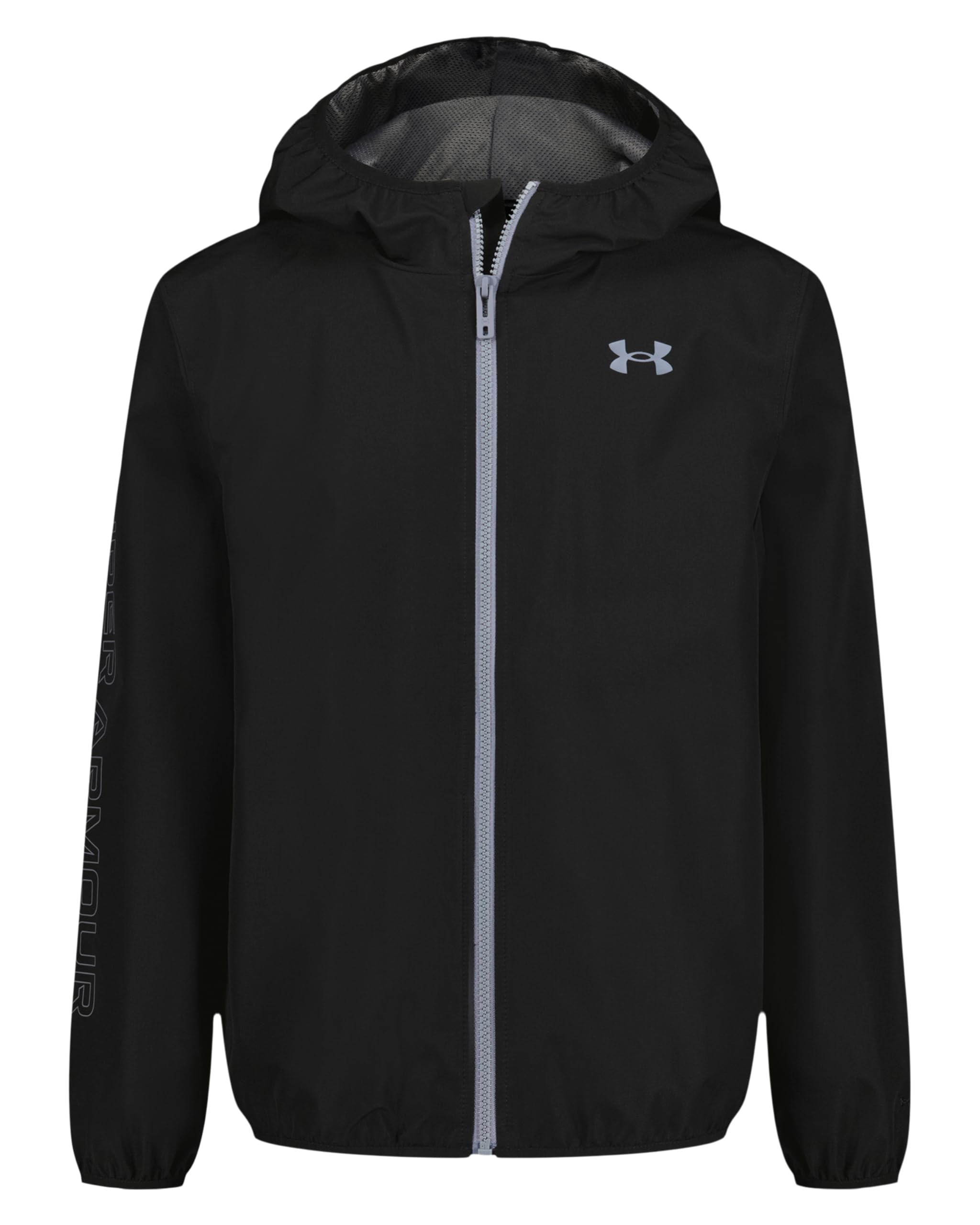 Under Armour Chaqueta Cortavientos Wintuck Wordmark para Niño con Tecnología UA Storm – 5K/5K, Repelente al Agua y Cortavientos, Forro de Malla Transpirable, 6–14 Años
