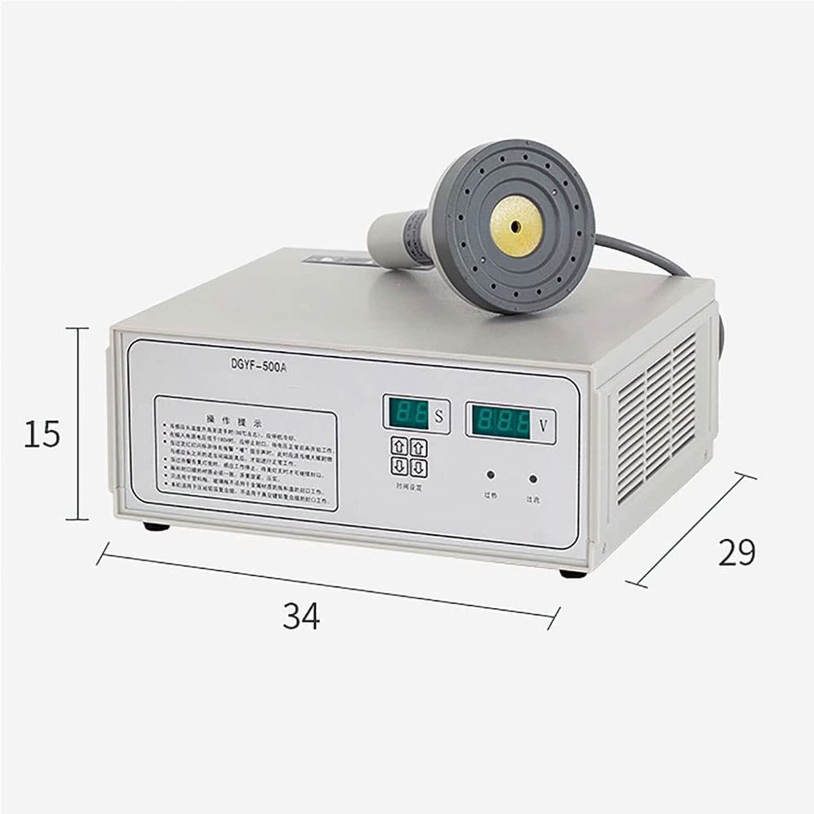 Elektromagnetyczna Zgrzewarka Indukcyjna, Ręczna, Zintegrowana Zgrzewarka Indukcyjna Z Folii Aluminiowej Z Funkcją Liczenia Do Plastikowych Butelek Szklanych Płaskich 20-100 Mm