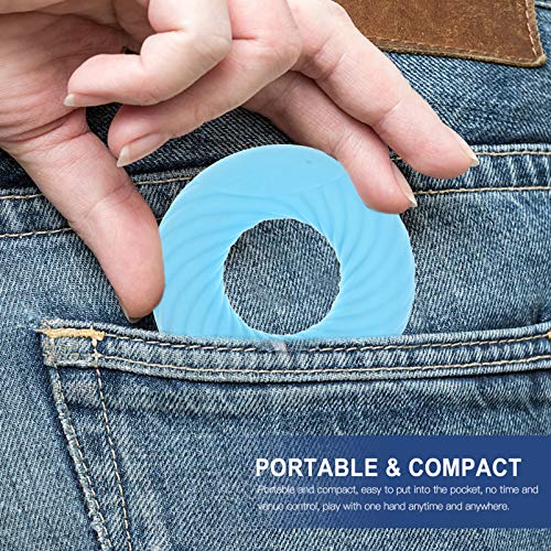 DOITOOL Anel de antebraço fortalecedor de mão para exercícios de mão, aperto de silicone para treina