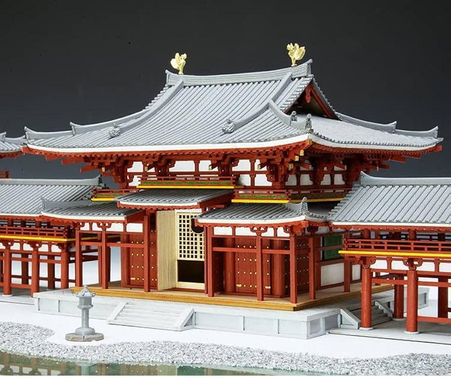 Amazon | ウッディジョー 木製建築模型 1/120 平等院鳳凰堂 （全