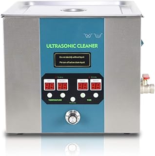15L 360W Ultrasonic Cleaner Adjustable Power, Heating, and Timing Stainless Steel Professional Ultrasonic Jewelry Cleaner