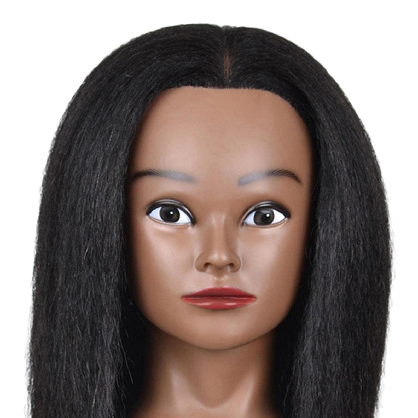 MERIGLARE Haarstyling Übungspuppenkopf Training Schaufensterpuppe Klemme, 14in EIN