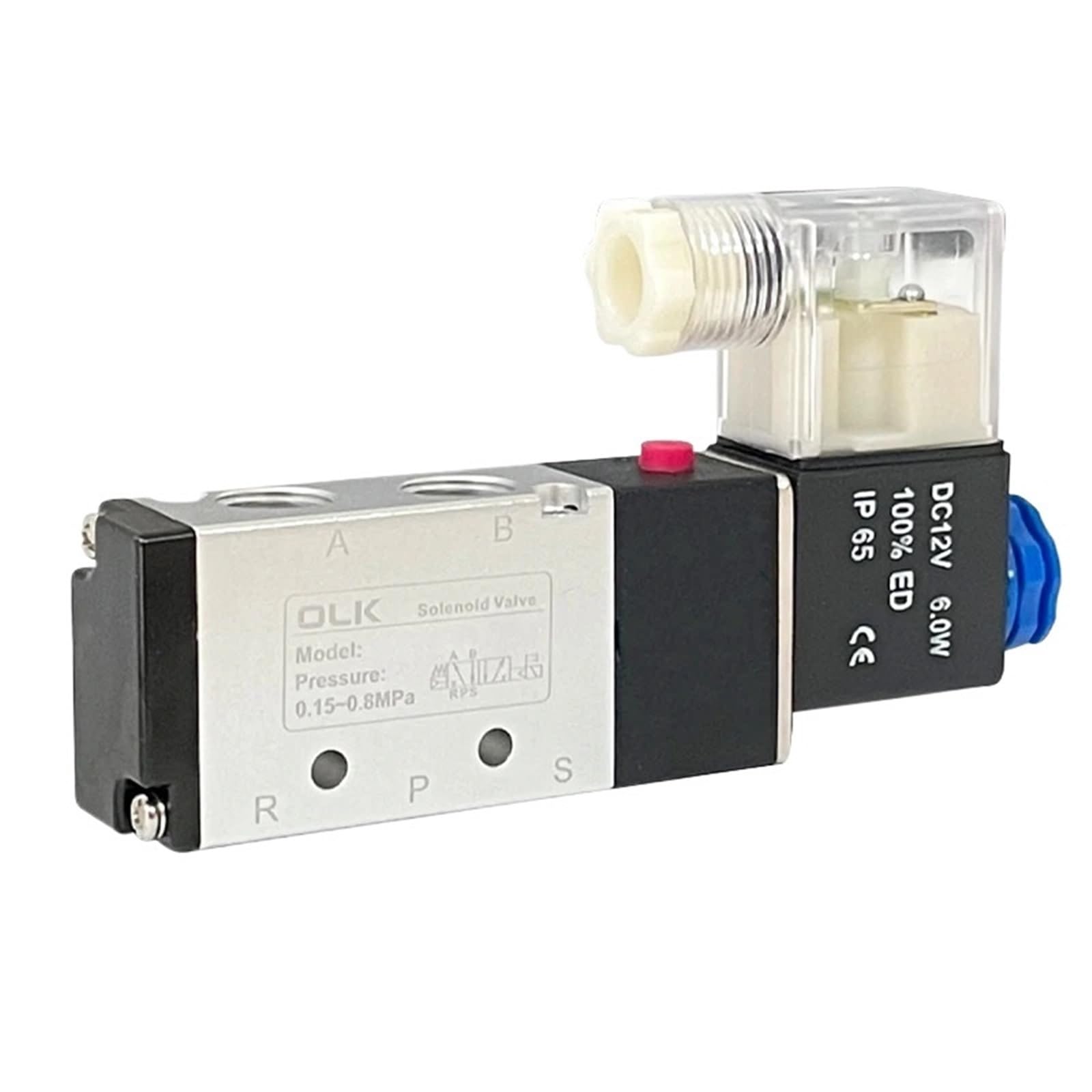 Cihatsln Only Valve-Nc 1Pcs 3V210-08 Pneumatic Solenoid Valve 3 Way 2 Position Air Directional Control Valve Pneumatic Valve Dc12v Dc24v Ac110v Ac220v(,Ac24v)