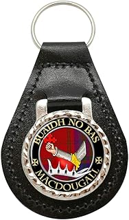 Giftshop UK Macdougall Scottish Clan Leather Key Fob