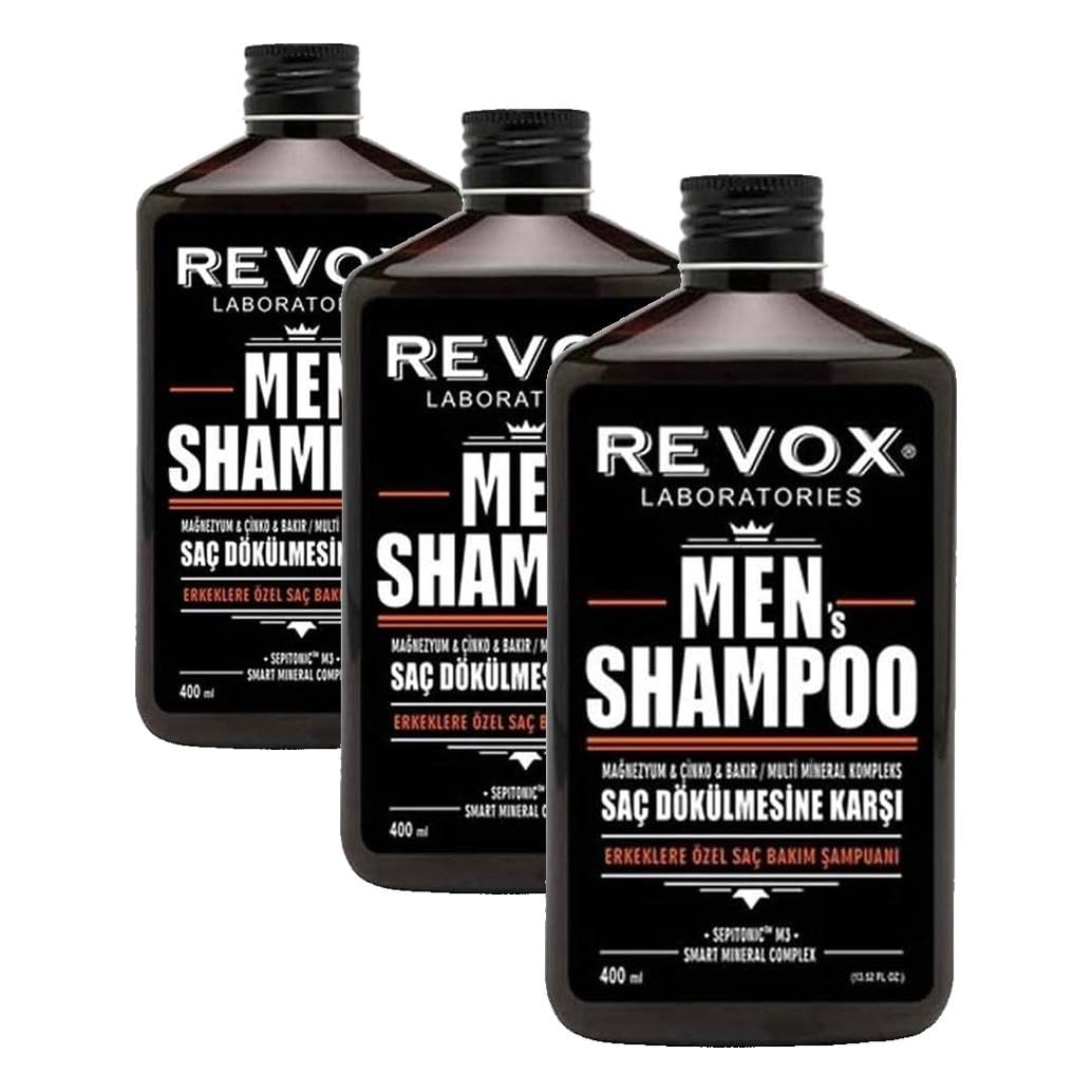 Revox Men Şampuan (400 ml) (3 paketi)