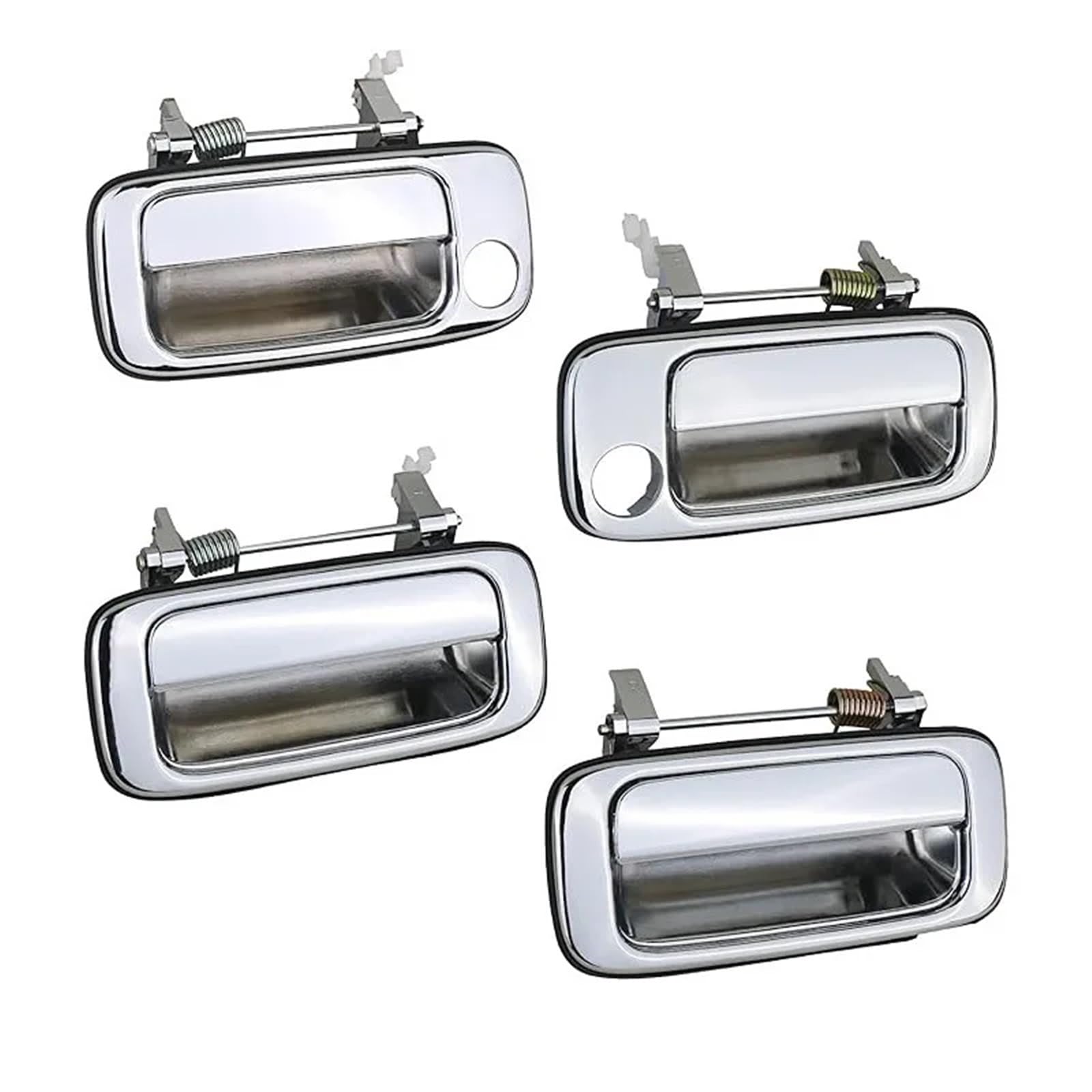 BQWYEDPL Fit for Land Fit for Cruiser 80 LC80 FJ80 4500 1991-1997 Car Outer Front Rear Handle 69240-60010 69230-60010 Car Door Latch Handle(1 Set)