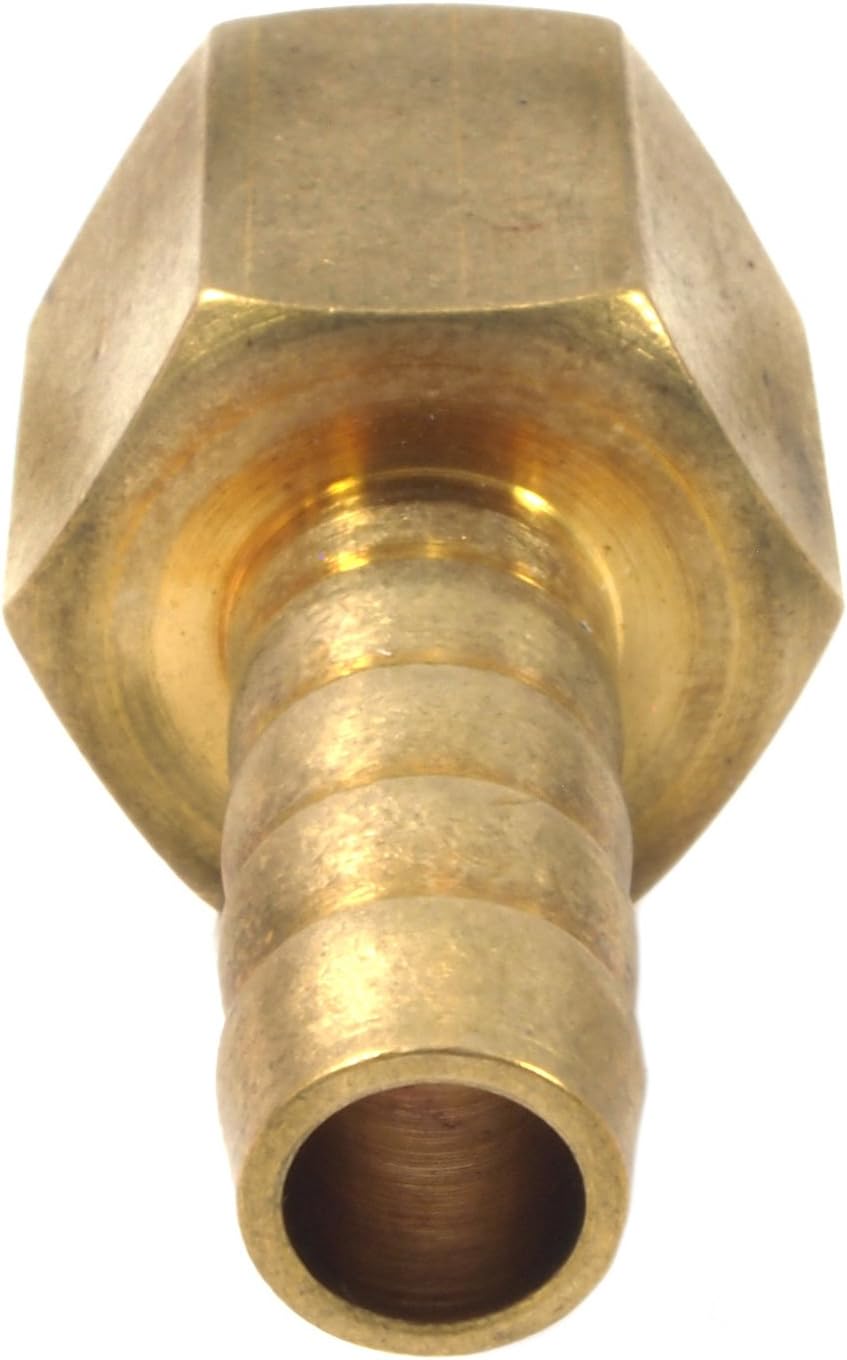 Forney 75530 Brass Fitting, Hose Barb, 3/8-Inch Barbed Hose End-by-3/8-Inch Female NPT