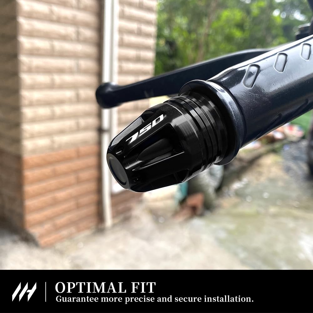 Tappi terminali del manubrio per moto per CB750 Hornet 2023-2025 NC 750 2014-2023 NC 750X 2014-2025 NC 750S 2014-2018 Forza 750 2021-2024 7/8” (22mm) Accessori per manubrio (Nero)