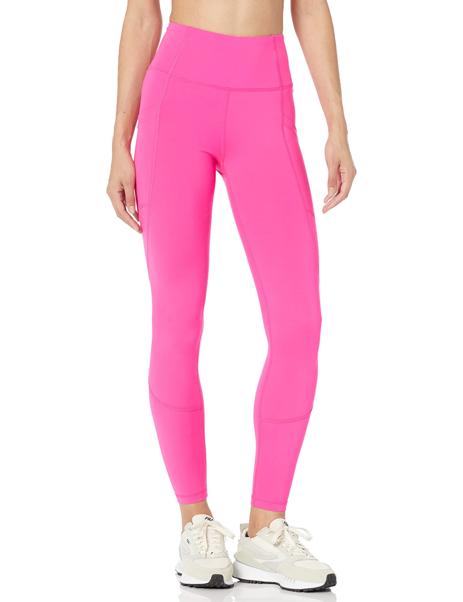 Amazon Essentials Women's Active Sculpt Workout High Rise Full Length Leggings with Pockets (Available in Plus Size)