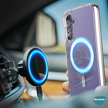 Microsonic Xiaomi Poco X8 Pro için Kılıf MagSafe Clear Sararmaz Şeffaf [Poco X8 Pro ile Uyumlu Kılıf - Şeffaf]