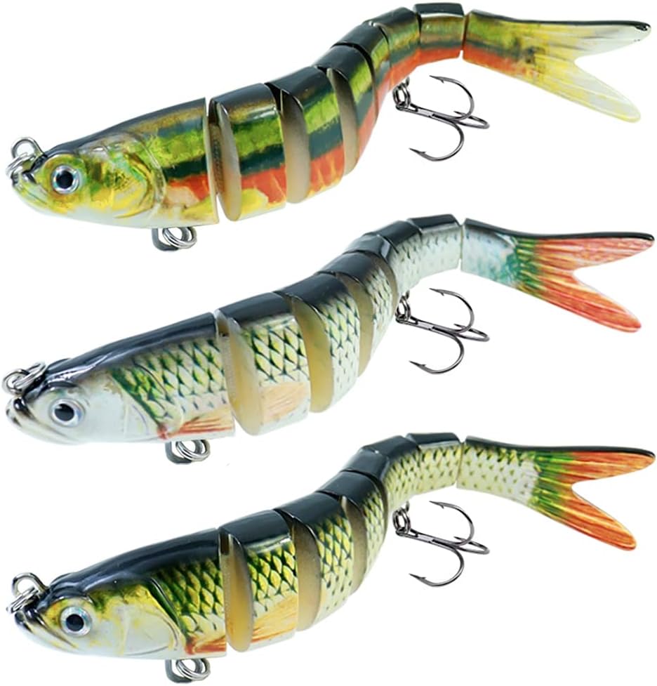 Fishing Lures for Bass Trout Multi Jointed Swimbaits Slow