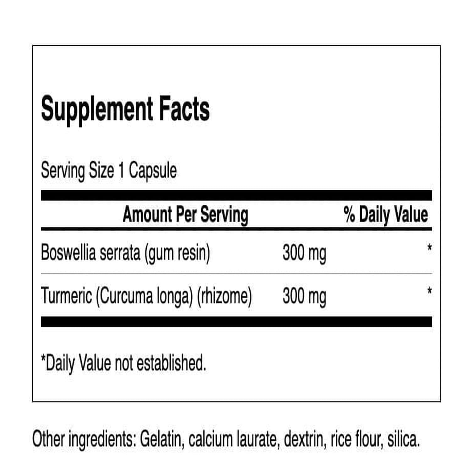 Swanson Full Spectrum Boswellia and Curcumin, 60 Capsules, Packing May Vary — Amazon image 2