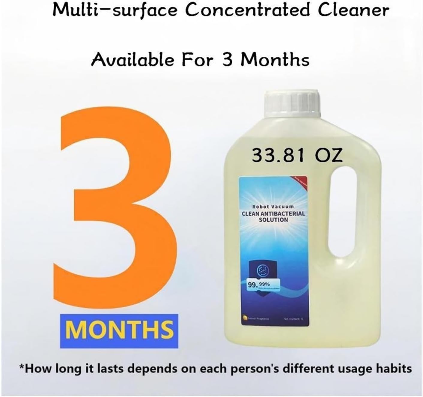 KAFTKO Vacuum Cleaner Efficient Floor Cleaner (1000 ML). Compatible With DEEBOT X11 OmniCyclone / X11 Pro / X11 Omni / X11 Pro Omni / T20 Max / T20 Pro Plus(7pcs)