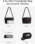 BAGSMART Cross Body Purse Mini Crossbody Bags for Women, Travel Puffy Shoulder Handbag Wallet with RFID Blocking Slots