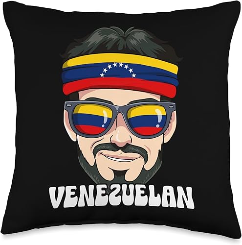 Miniatura 5 de Venezuela Gifts Venezuelan Man Venezuela Throw Pillow, 18x18, Multicolor