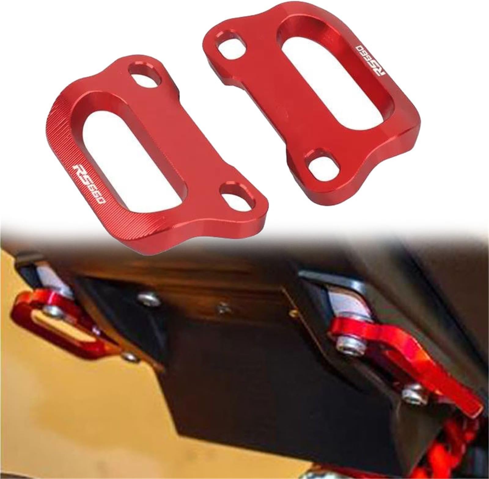 Handle part Motorcycle Accessories Rear CNC Aluminum Passenger Handle Grab Bar Rail Armrest Tail Handrail For Aprilia Tuono 660 RS660 2020 2021 2022(Black- Silver)