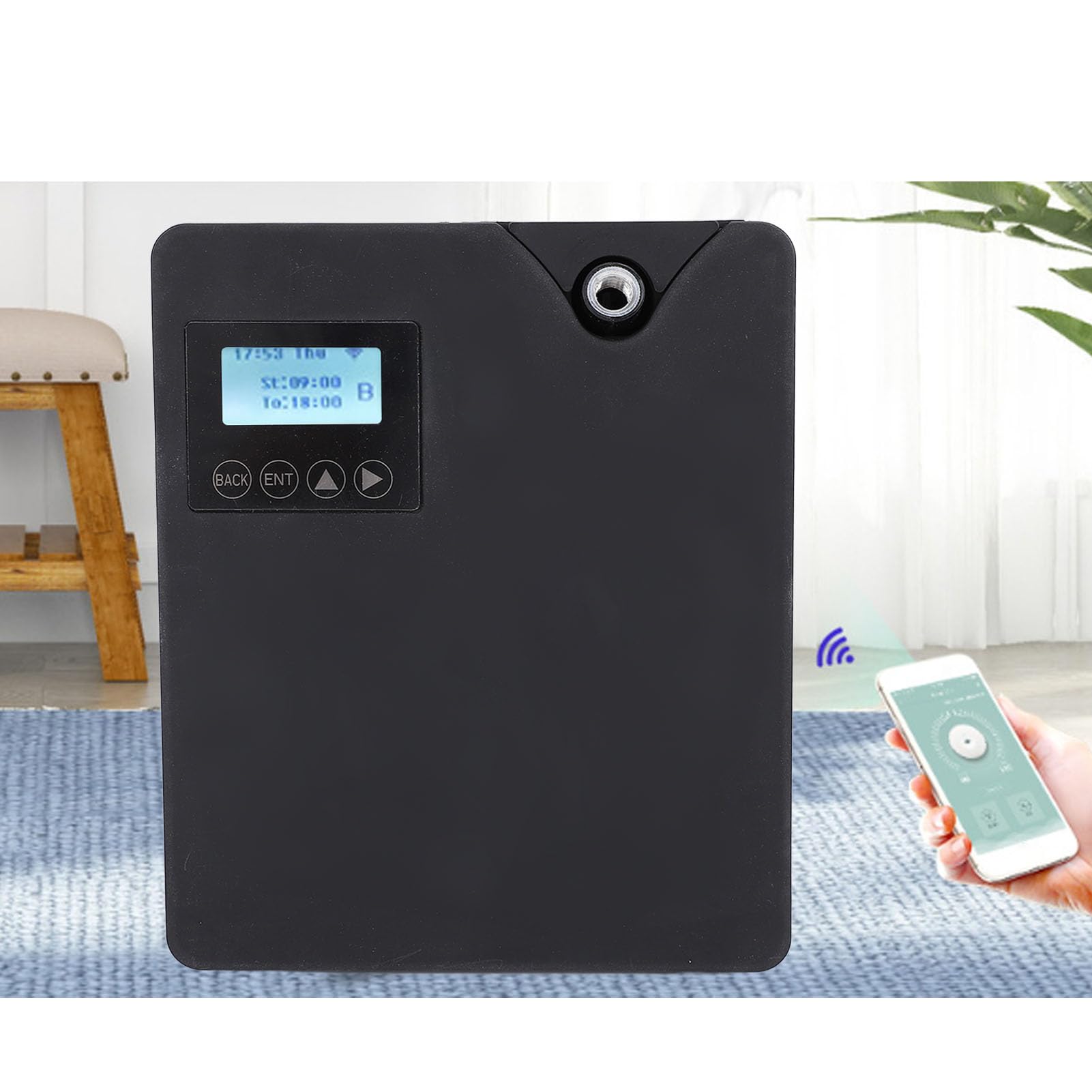 Elprico Wasserloser Diffuser 300ml Duftmaschine mit App 400m³ (EU-Stecker)