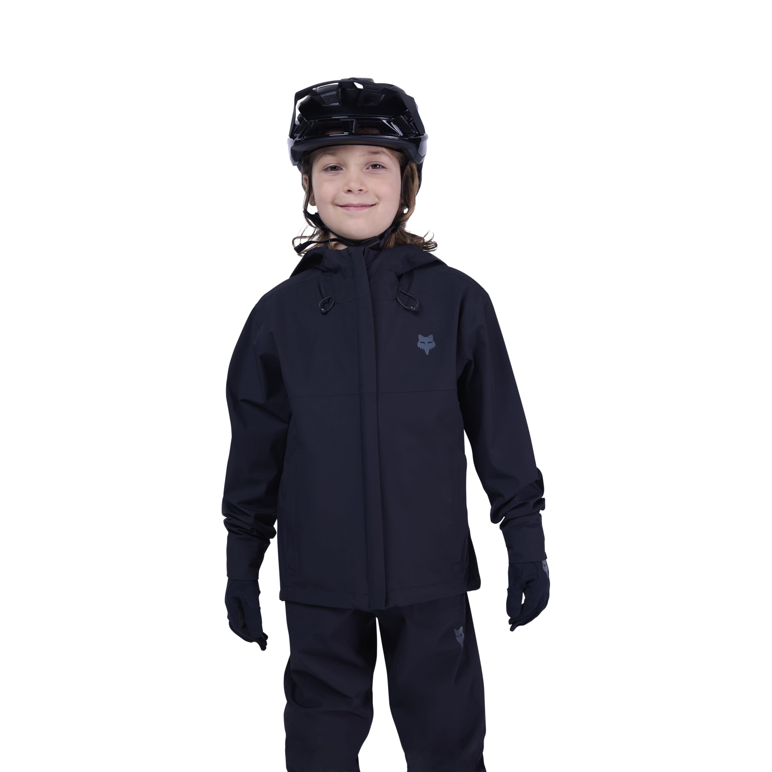 Manteau Fox Junior Ranger Water noir en taille YXL pour le VTT