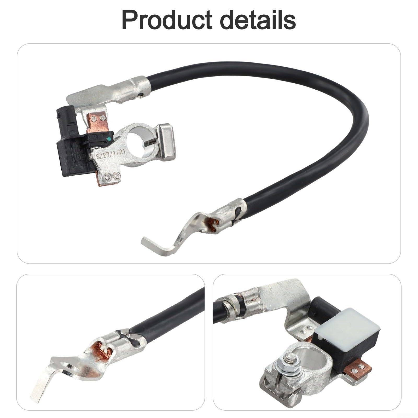 Pince de Batterie en Plastique et métal Solide, Remplacement de Terminal de pôles résistants à l ' érosion pour Terminal de Batterie de Voiture