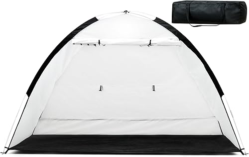 Tienda de campaña portátil de pintura en aerosol refugio de aerosol PLANTIONAL con piso impermeable, pantalla de malla y ventilación trasera,