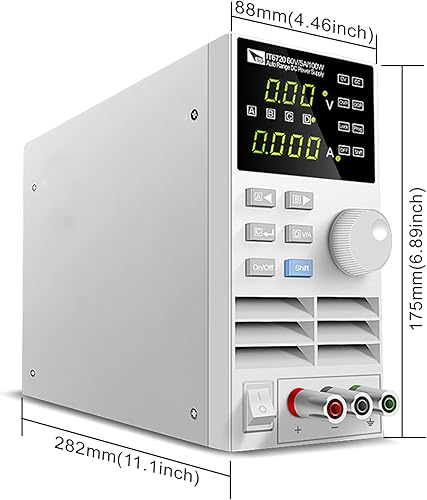 Miniatura 7 de ITECH Fuente de alimentación de CC variable 60V8A180W Fuente de alimentación de banco de laboratorio ajustable con función de memoria CC y CV