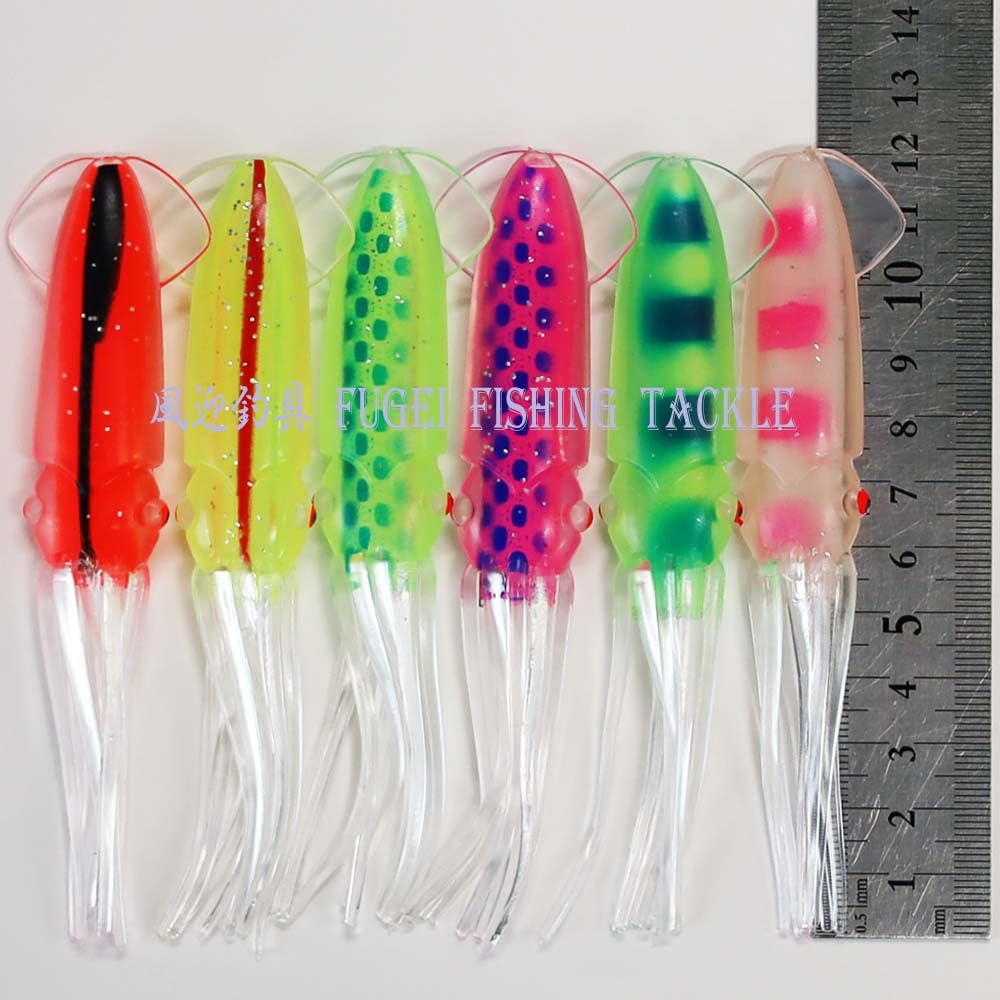 | タコベイト ソフトイカ 全長約12cm 6枚 セット