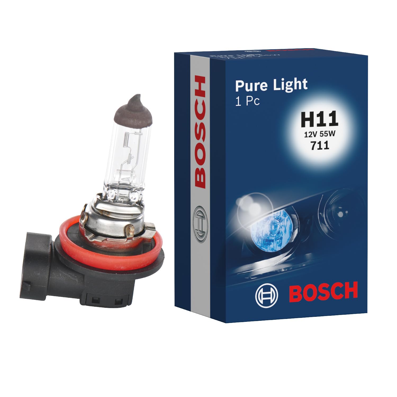 H11 Headlight Bulb fits LANCIA Bosch Genuine Top Quality Guaranteed New