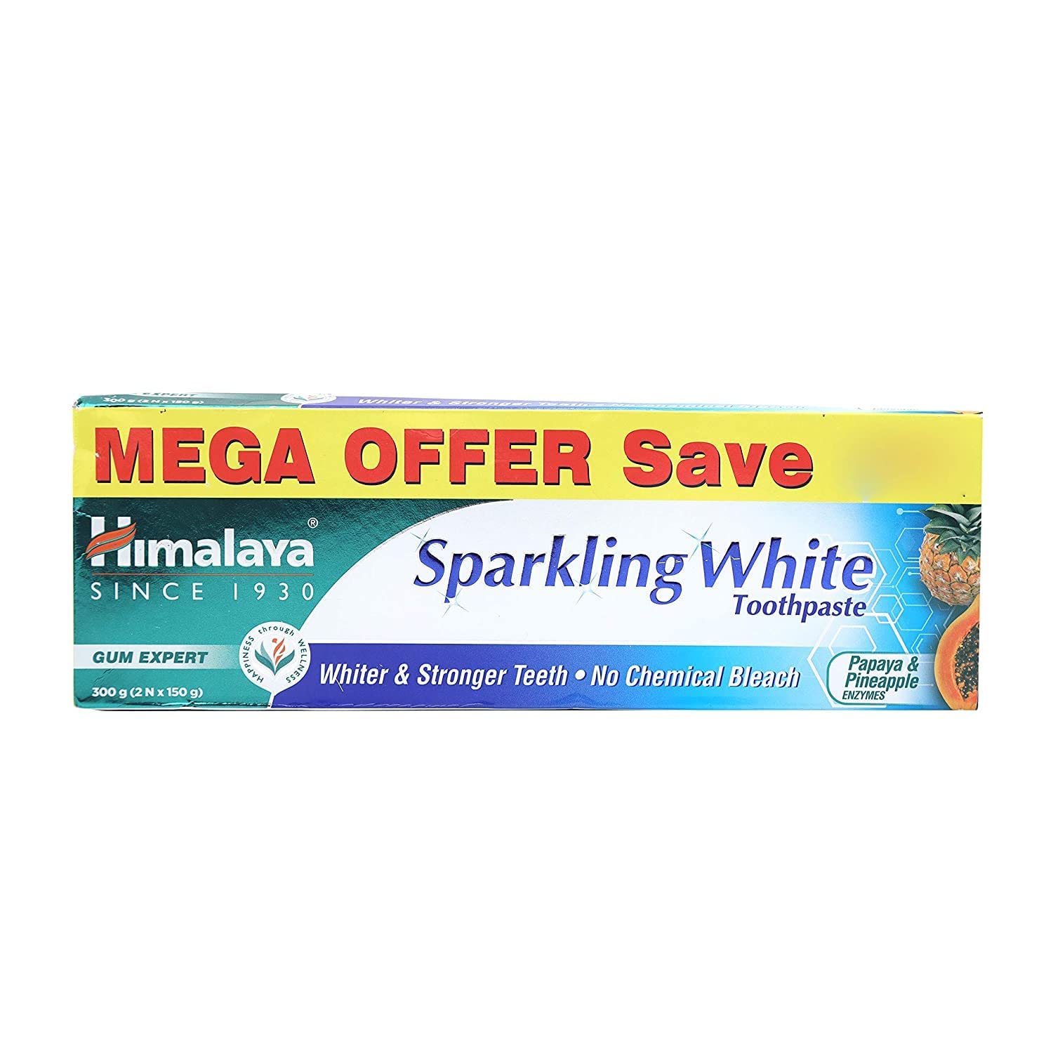 Himalaya Herbals Sparkling White Toothpaste - 150g (Pack of 2) (B0C1NWCVT1) Amazon Price History, Amazon Price Tracker