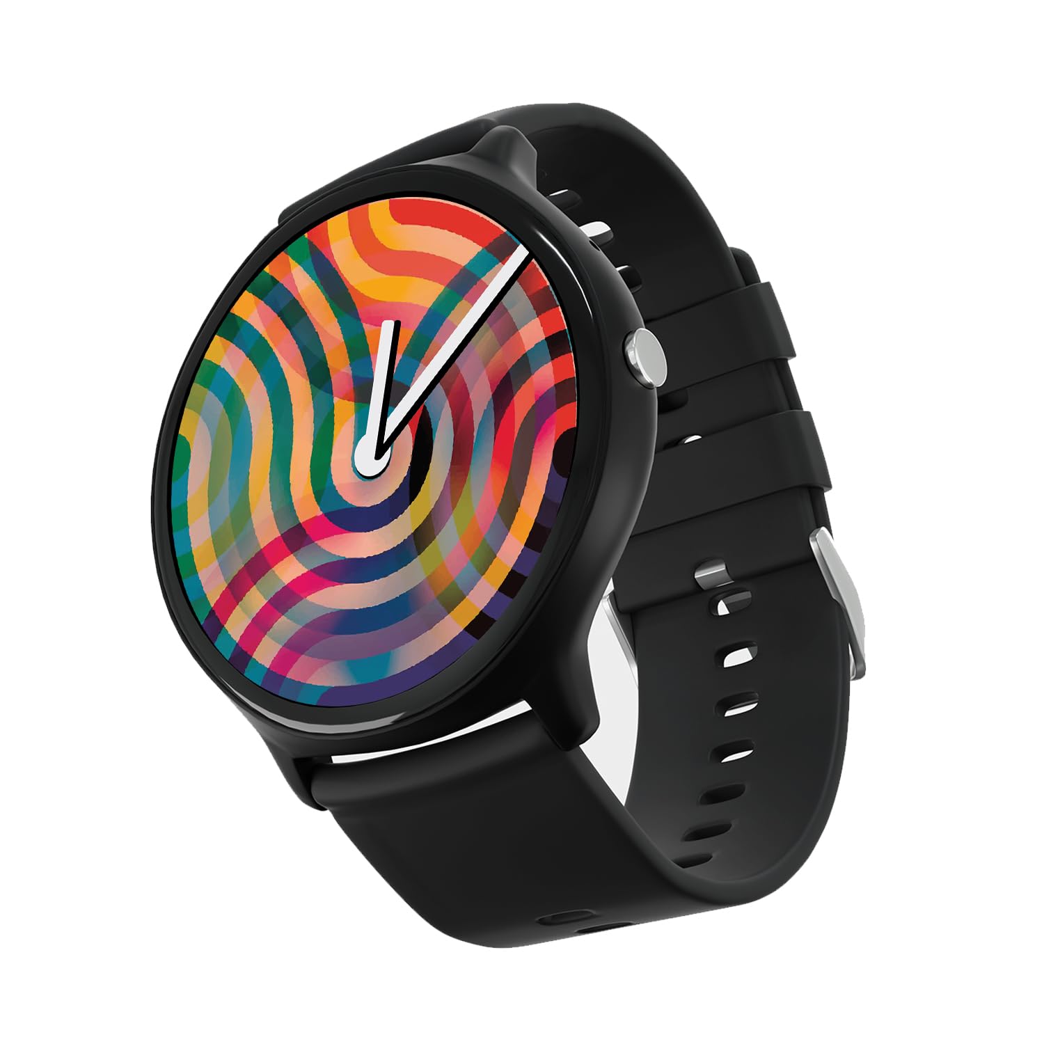 Vibez by Lifelong Fusion Smart Watch for Men & Women, 1.39” HD Display, 360 * 360 Pixels, 550 NITS, BT Calling Smartwatch, Heart Rate Monitoring, SpO2, IP67, Multi Sports Mode (VBSW2259, Black)