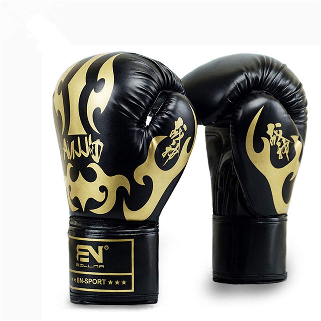 Rękawice bokserskie dla mężczyzn i kobiet, rękawice treningowe 12 uncji, rękawice kickboxing, rękawiczki sparringowe, rękawice treningowe ciężkie torby do boksu, kickboxing,Black