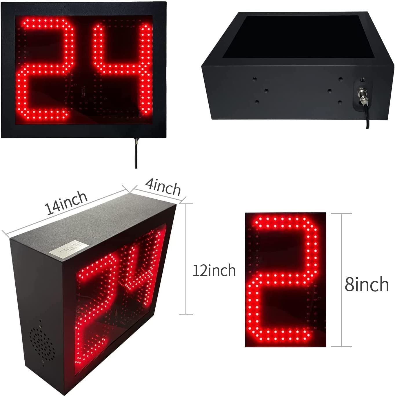 Amazon | YZ Custom Time 12/14秒ショットクロック カウントダウン