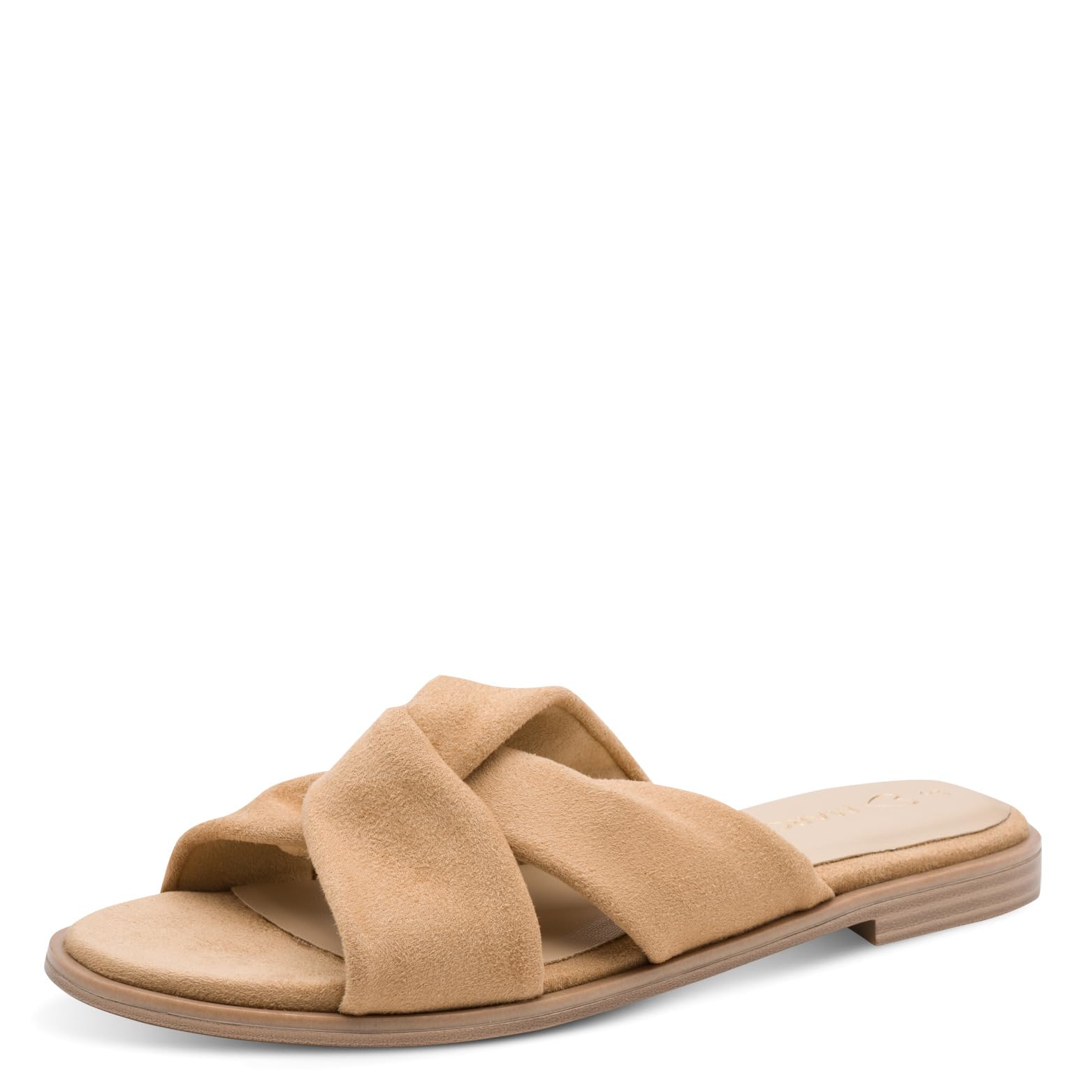 MARCO TOZZI Women's Sandal soft Feel Me Footbed soft Lining Modern, beige (BISCUIT), 7 UK