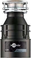 Vista 1 de InSinkErator Badger 5 - Triturador de basura, serie estándar de 1/2 HP, triturador de residuos de alimentos de alimentación continua, negro, juego