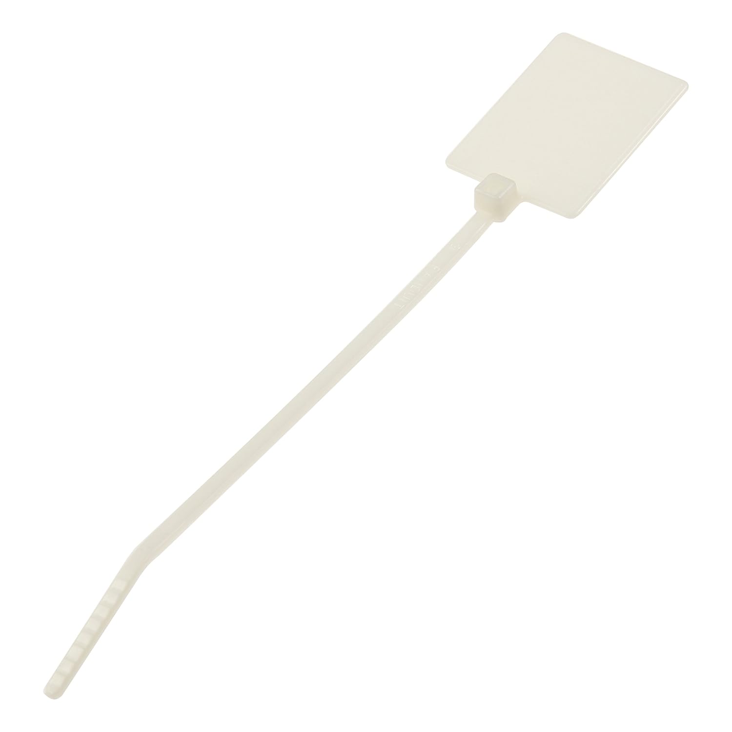 Panduit PLF1MA-M10 Marker Flag Cable Tie, Miniature, Nylon 6.6, 5.1-Inch Length, White (1,000-Pack)