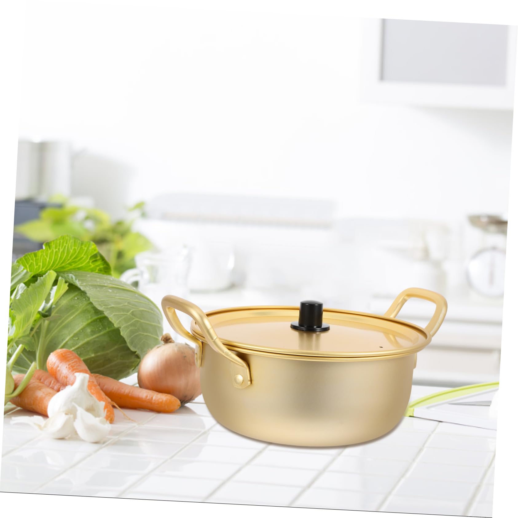 PENTOLA PER ZUPPA cucina istantanea alluminio giallo coreano ramen