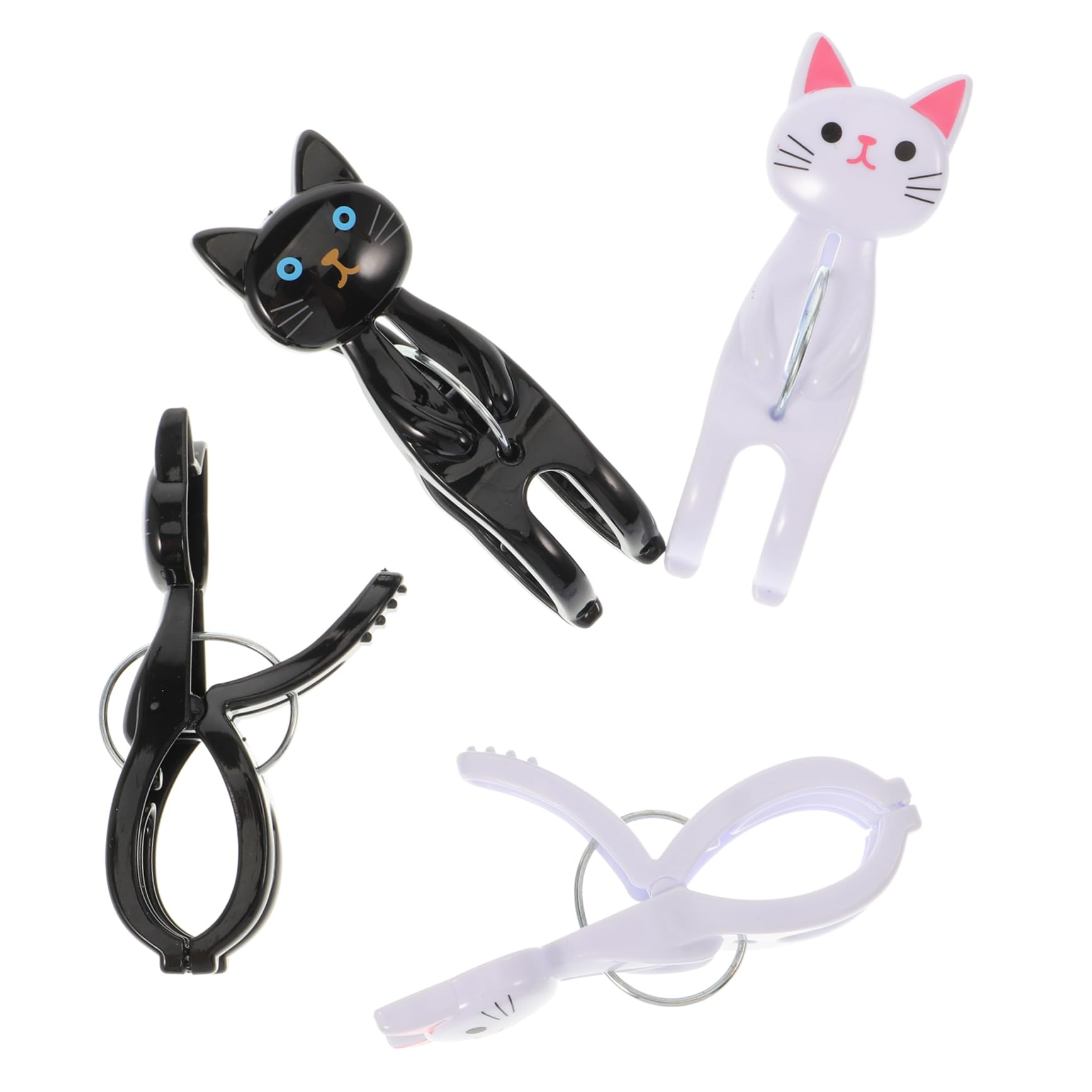 16pièces Clips De Serviette De Plage Anti-Vent Forme De Chat Pince à Linge pour Serviettes Draps Et Couettes